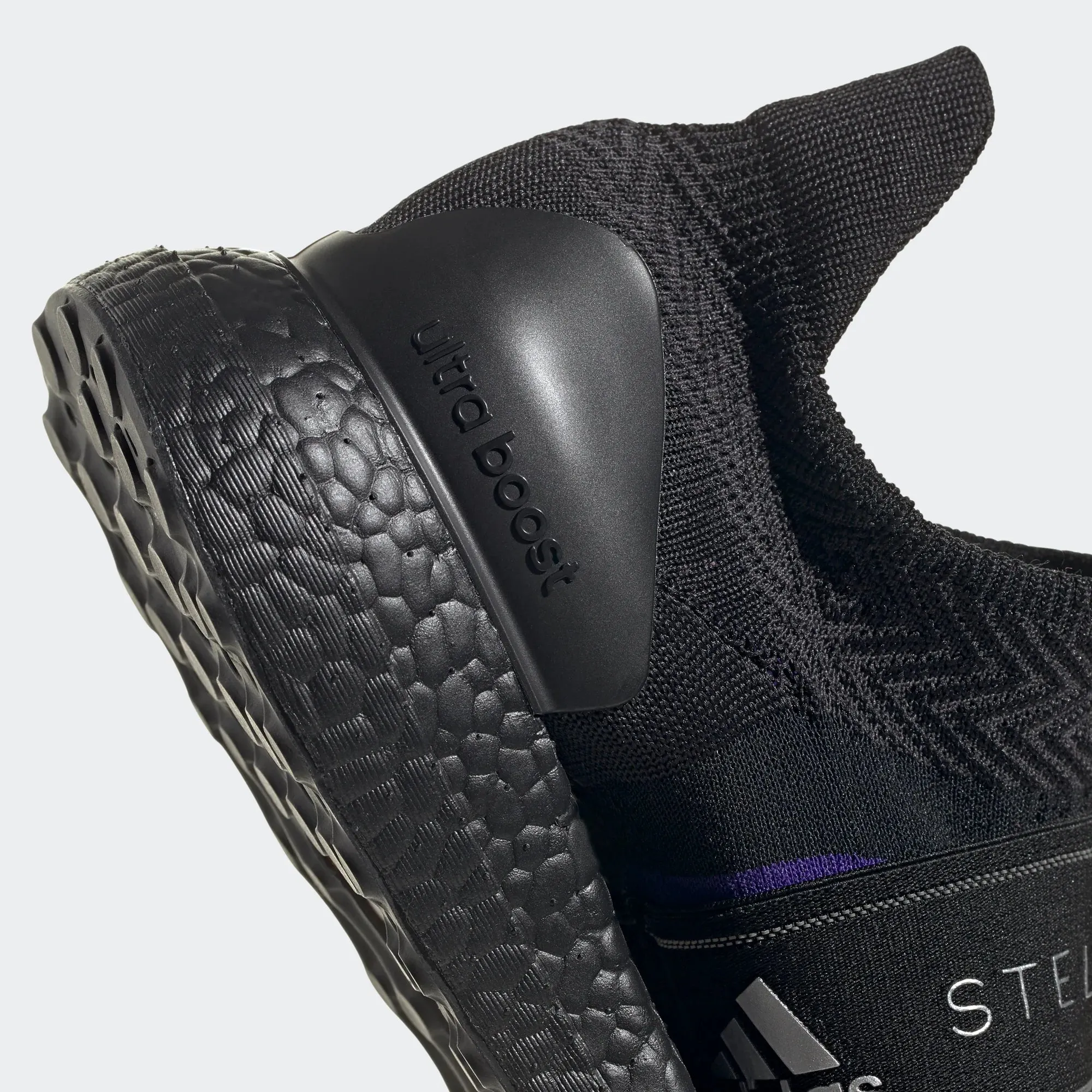 ADIDAS BY STELLA MCCARTNEY ULTRABOOST X 3D KNIT SHOES 'Black Collegiate Purple' US 5-8.5