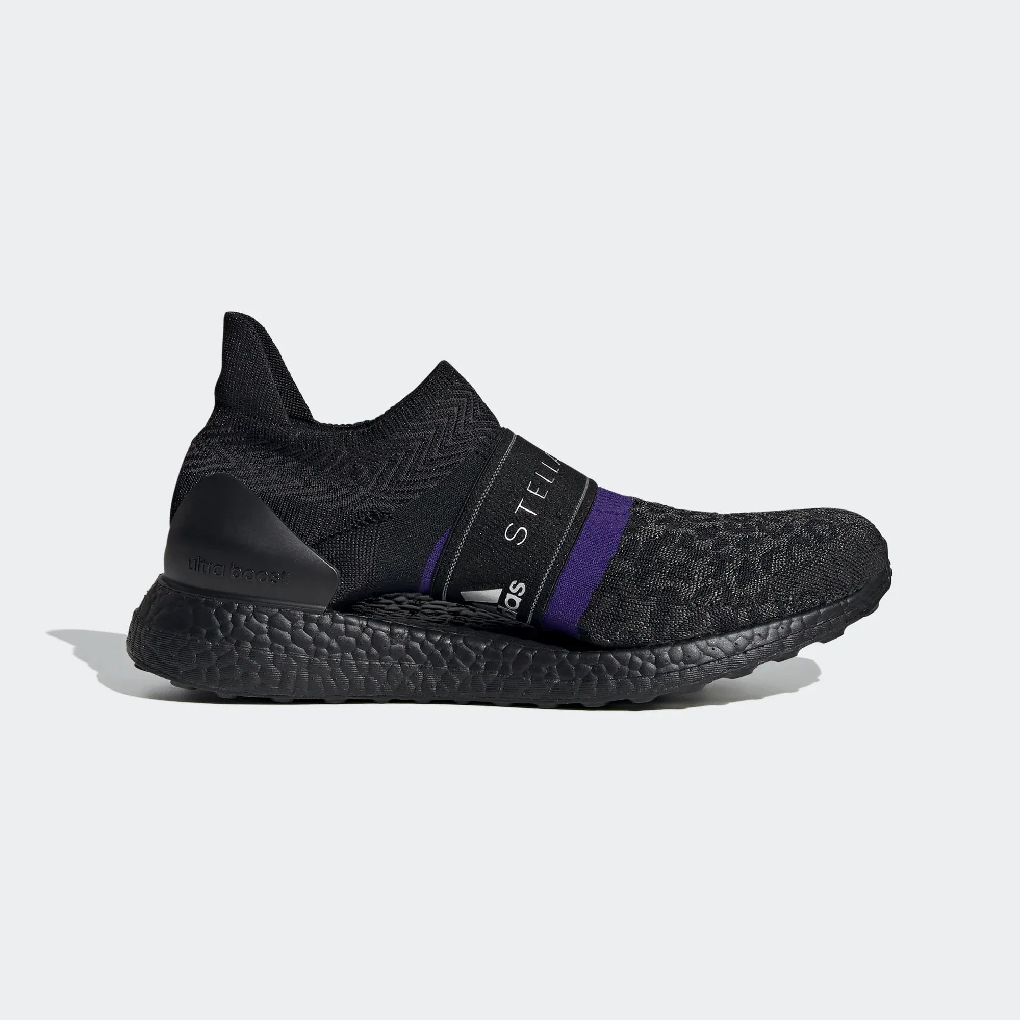 ADIDAS BY STELLA MCCARTNEY ULTRABOOST X 3D KNIT SHOES 'Black Collegiate Purple' US 5-8.5