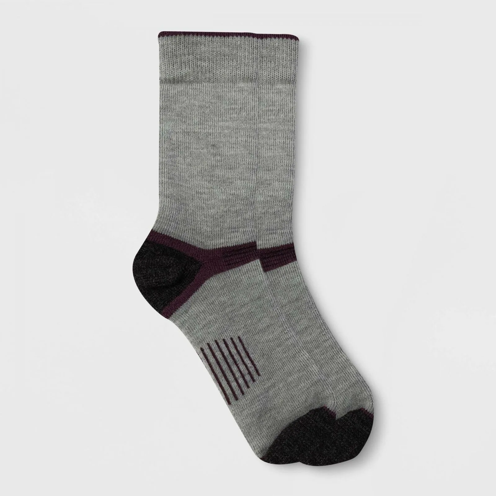 Alaska Knits Women's Merino Wool Blend Hiker Crew Sock