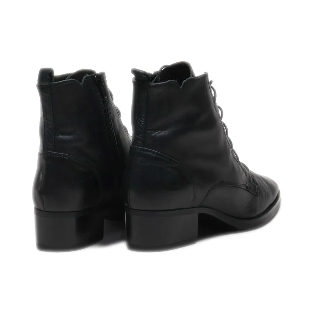 Alba Moda Paola Ferri Ankle Boots Leather Black Colour For Women