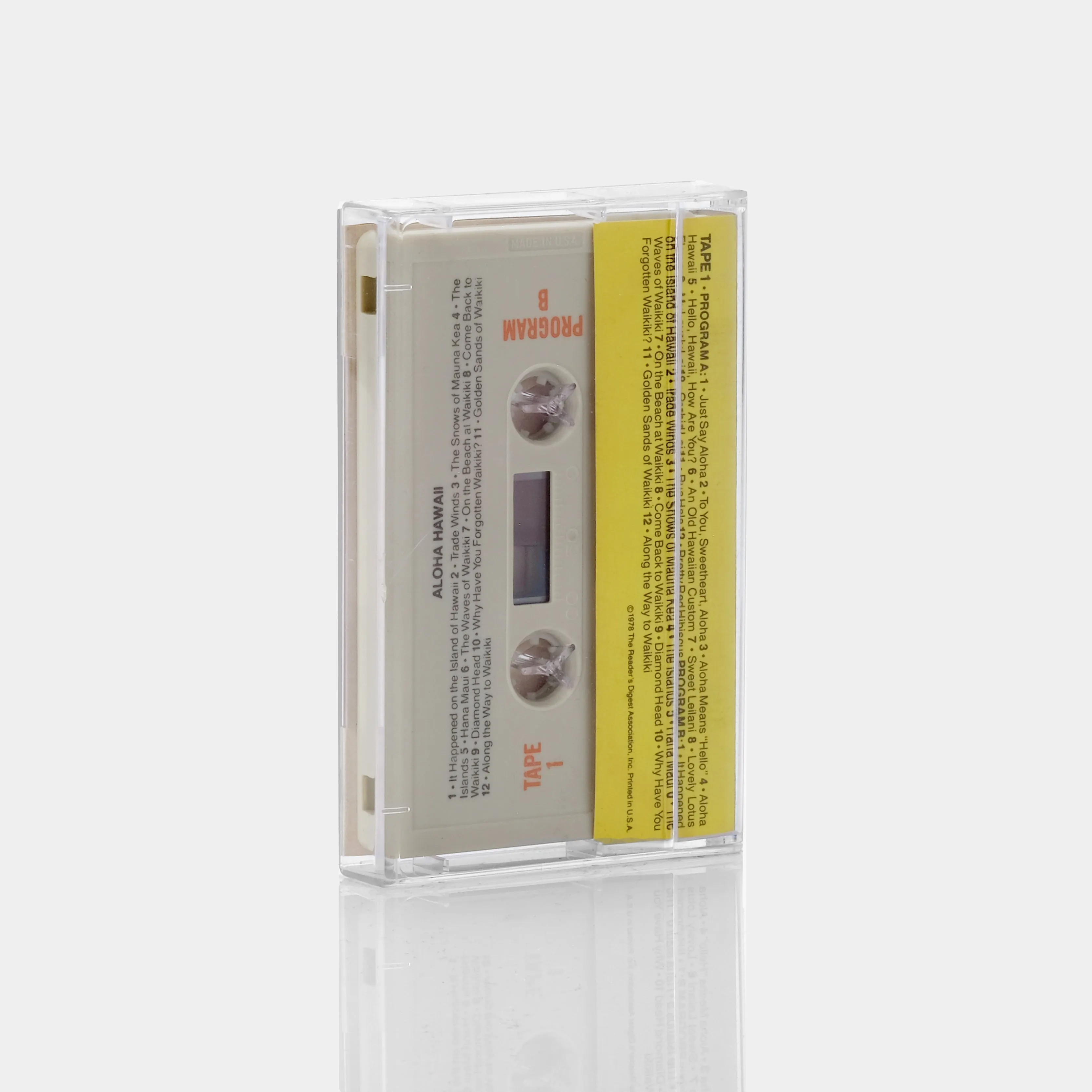 Aloha Hawaii (Tape 1) Cassette Tape