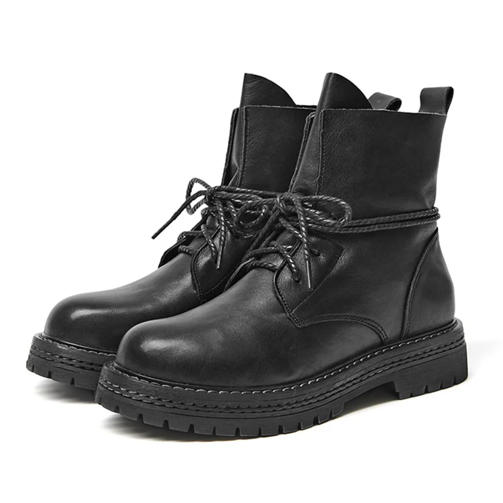 Autumn Winter Martin Boots Women