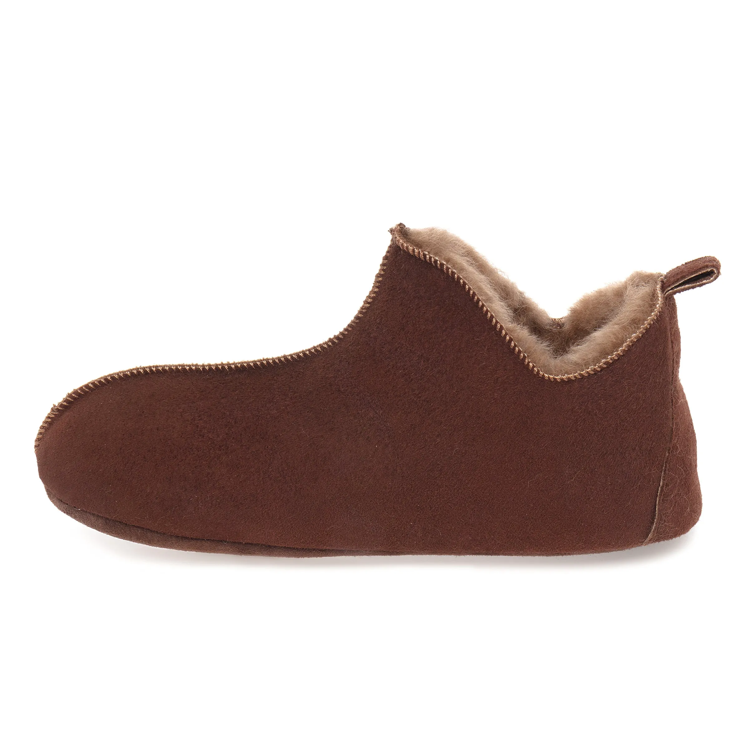 Berit Sheepskin Slippers/Yoga Shoe - Espresso