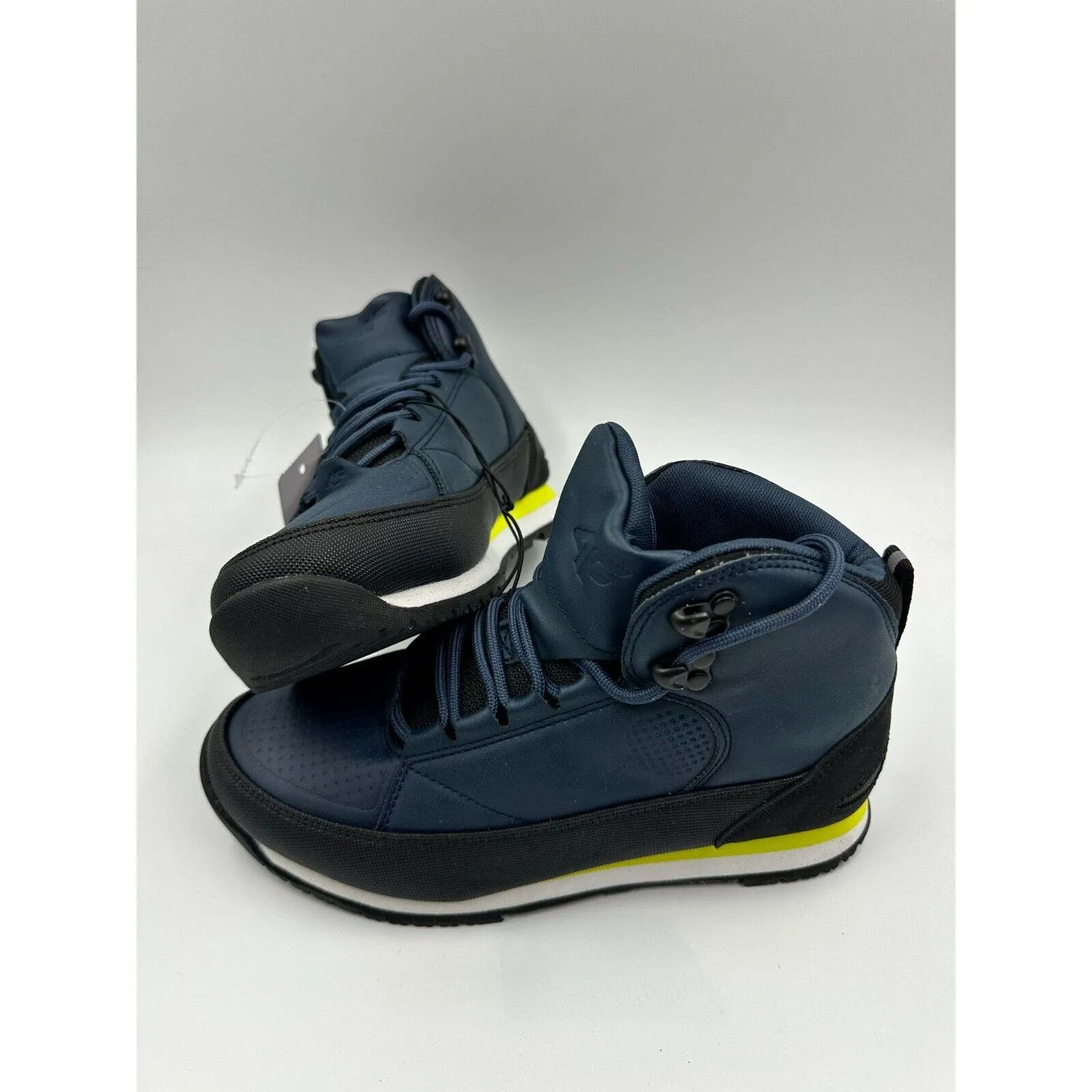 Big Kid Size 4, High Top Navy Hikers