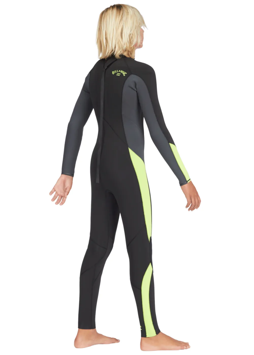 Billabong Boys Absolute 3/2mm Back Zip GBS Steamer Wetsuit