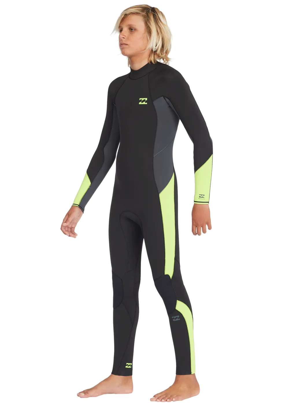 Billabong Boys Absolute 3/2mm Back Zip GBS Steamer Wetsuit