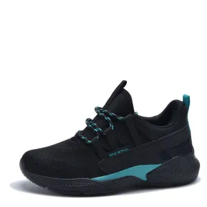 Black T Blue Kids Athletic Running Sport Sneaker