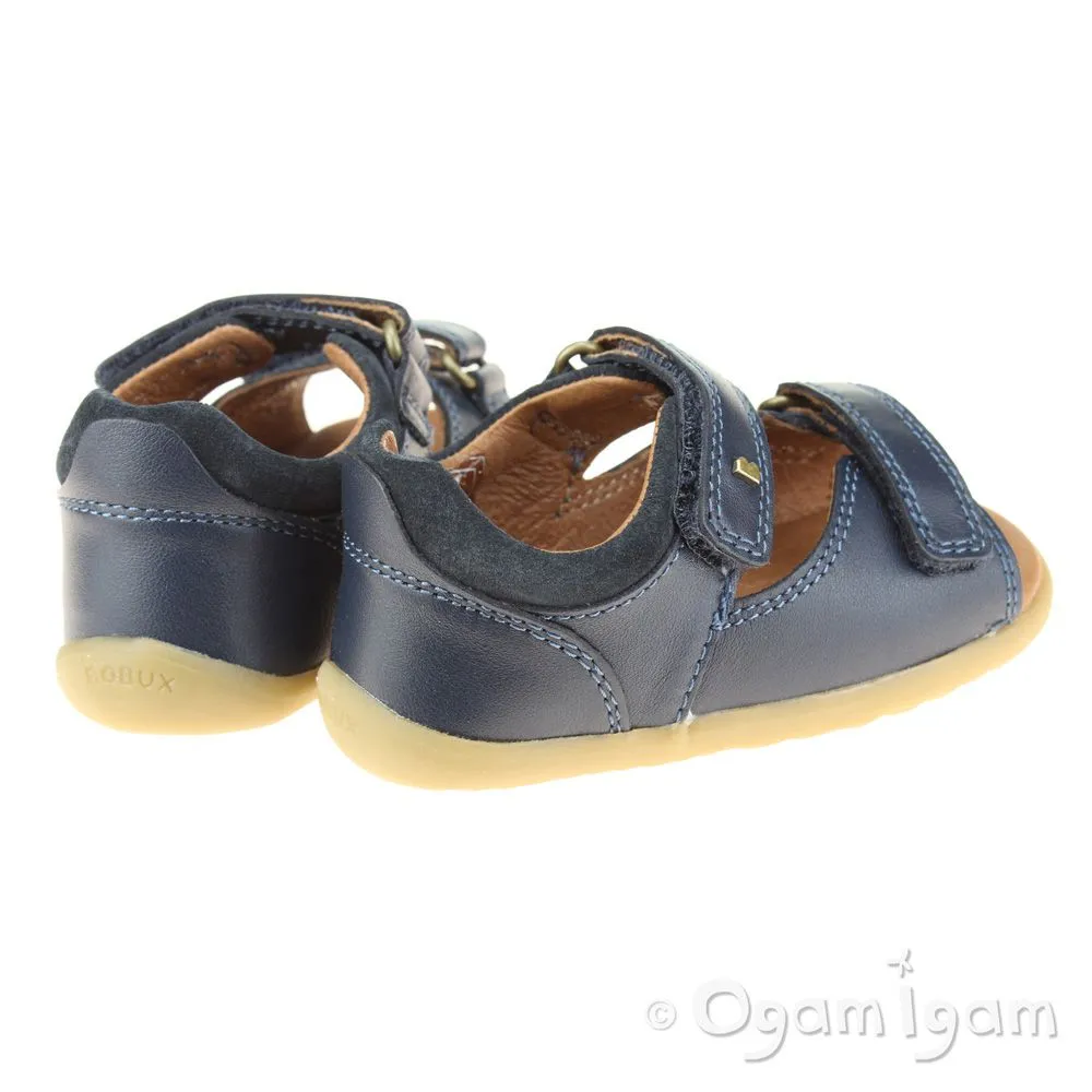 Bobux Driftwood Infant Boys Navy Open-Toe Sandal