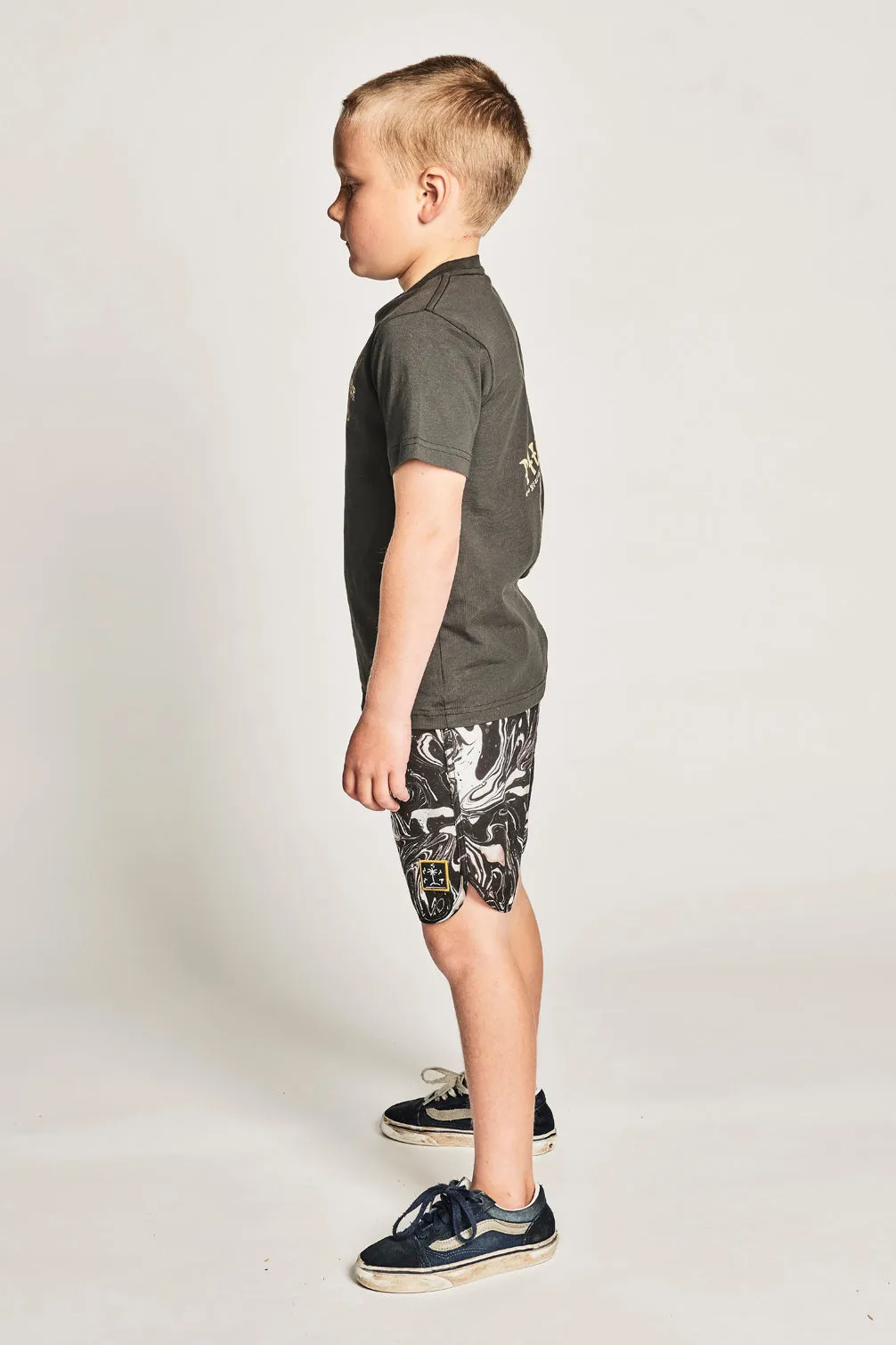 Boys Shorts Munster Kids Black Dye Boardshorts