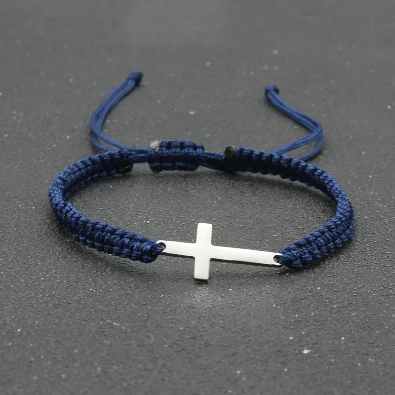 Braided Cross Bracelet