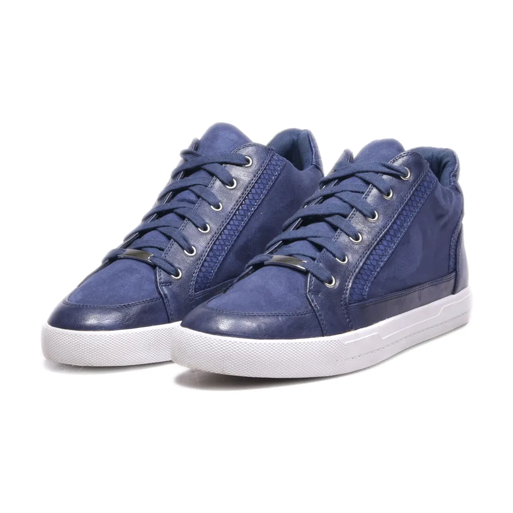 Call It Spring High-Top Sneakers Suede Blue Colour For Women