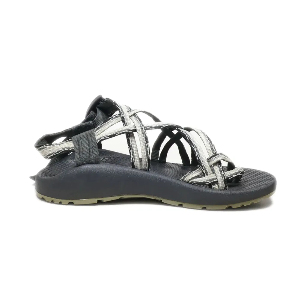 Chaco Flat Sandals Fabric Grey Colour For Women