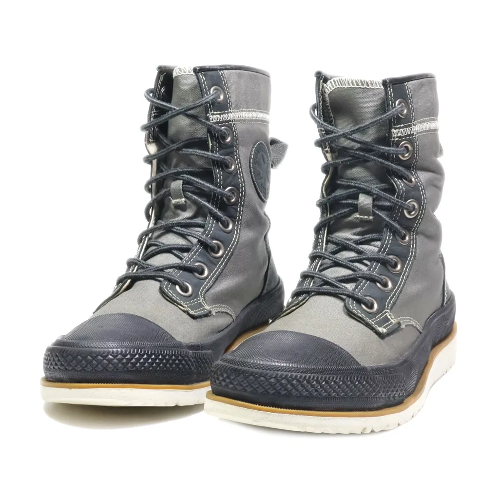 Converse Ankle Boots Canvas Grey Colour For Men