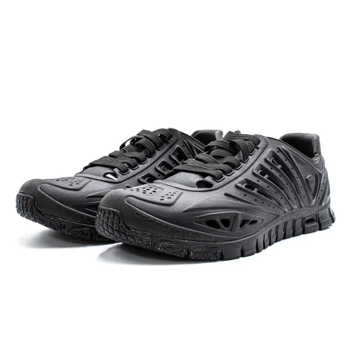 Crosskix Nwt Lifestyle Sport Shoes Rubber Black Colour For Men