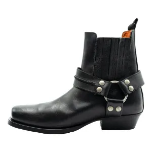 Dockers By Gerli Harness Ankle Boots Leather Black Colour For Men