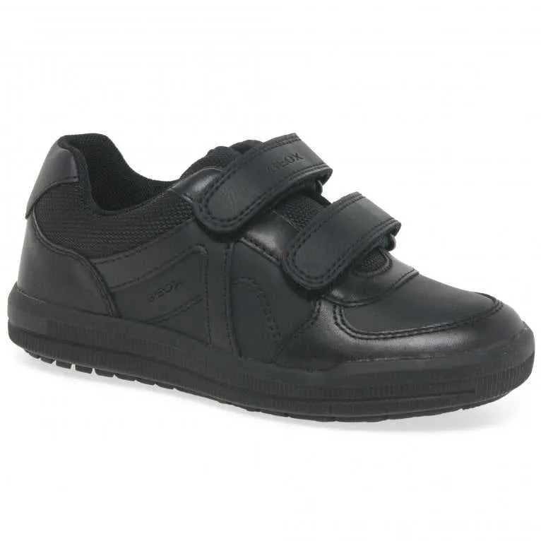 Geox J Arzach Junior Boys Double Velcro School Shoes