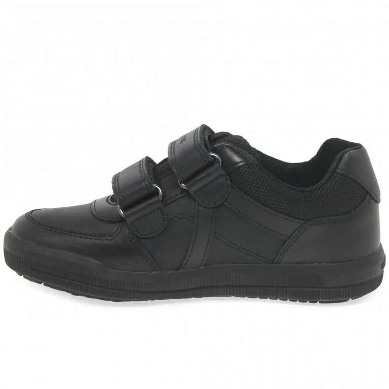 Geox J Arzach Junior Boys Double Velcro School Shoes