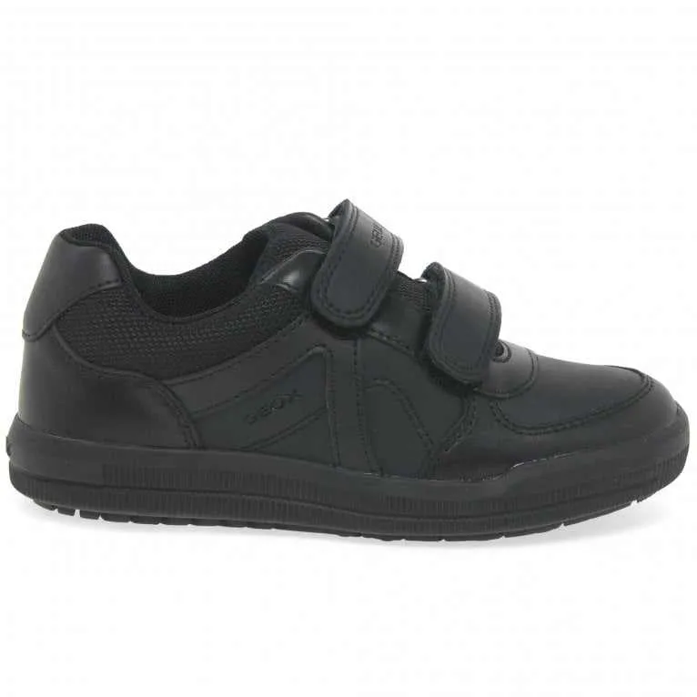 Geox J Arzach Junior Boys Double Velcro School Shoes