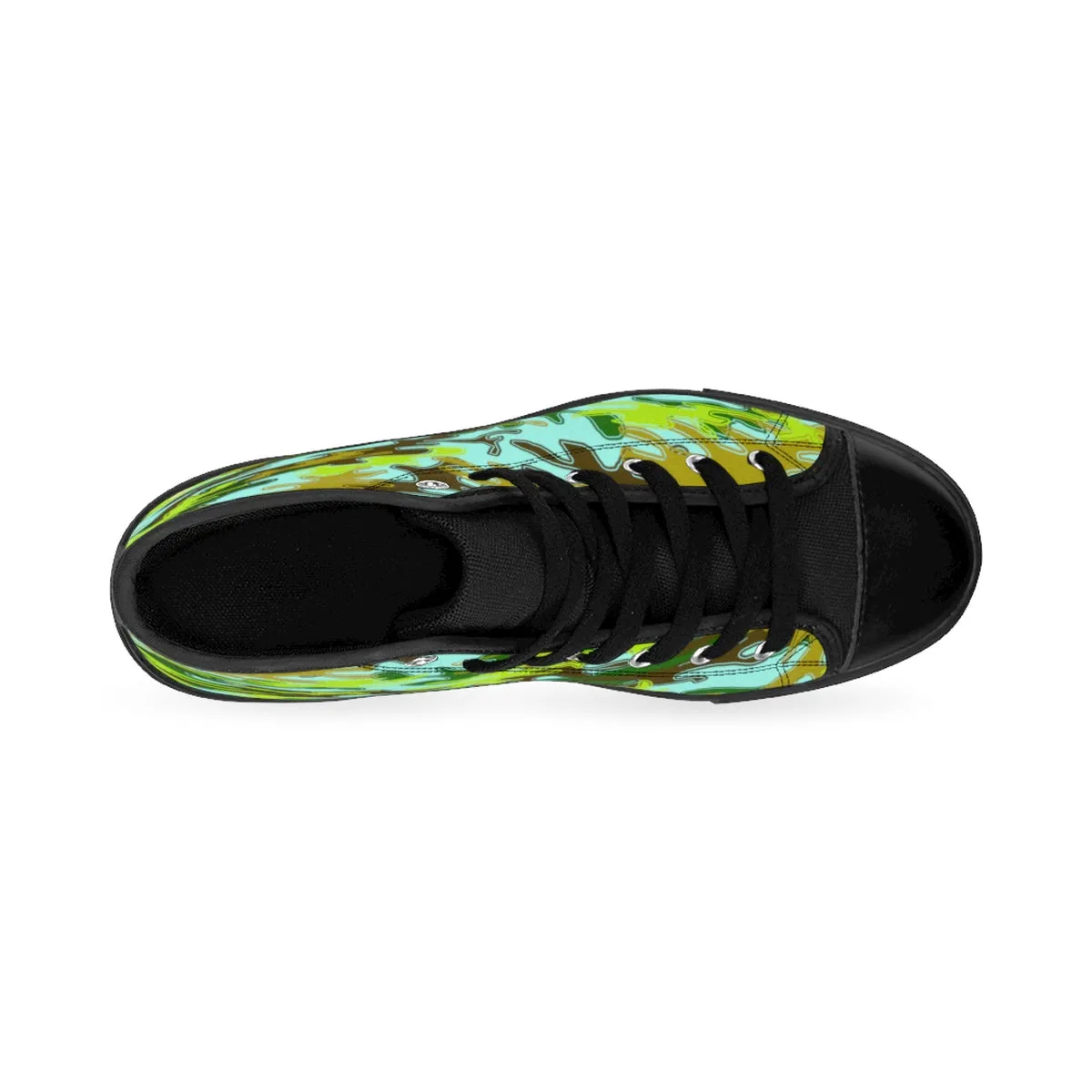 Green Camo Men's Low Tops, Camouflage Army Military Print Men's High-top Sneakers Tennis Shoes