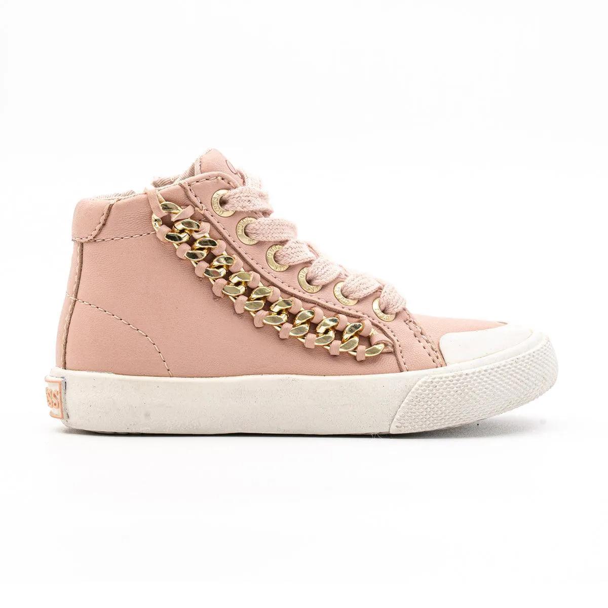 Guess Fjlry 1 Sneakers Leather Pink Colour For Kids