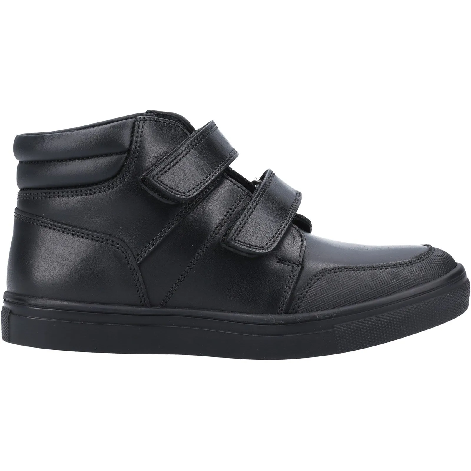 Hush Puppies Seth Jnr Boys Black School Boot