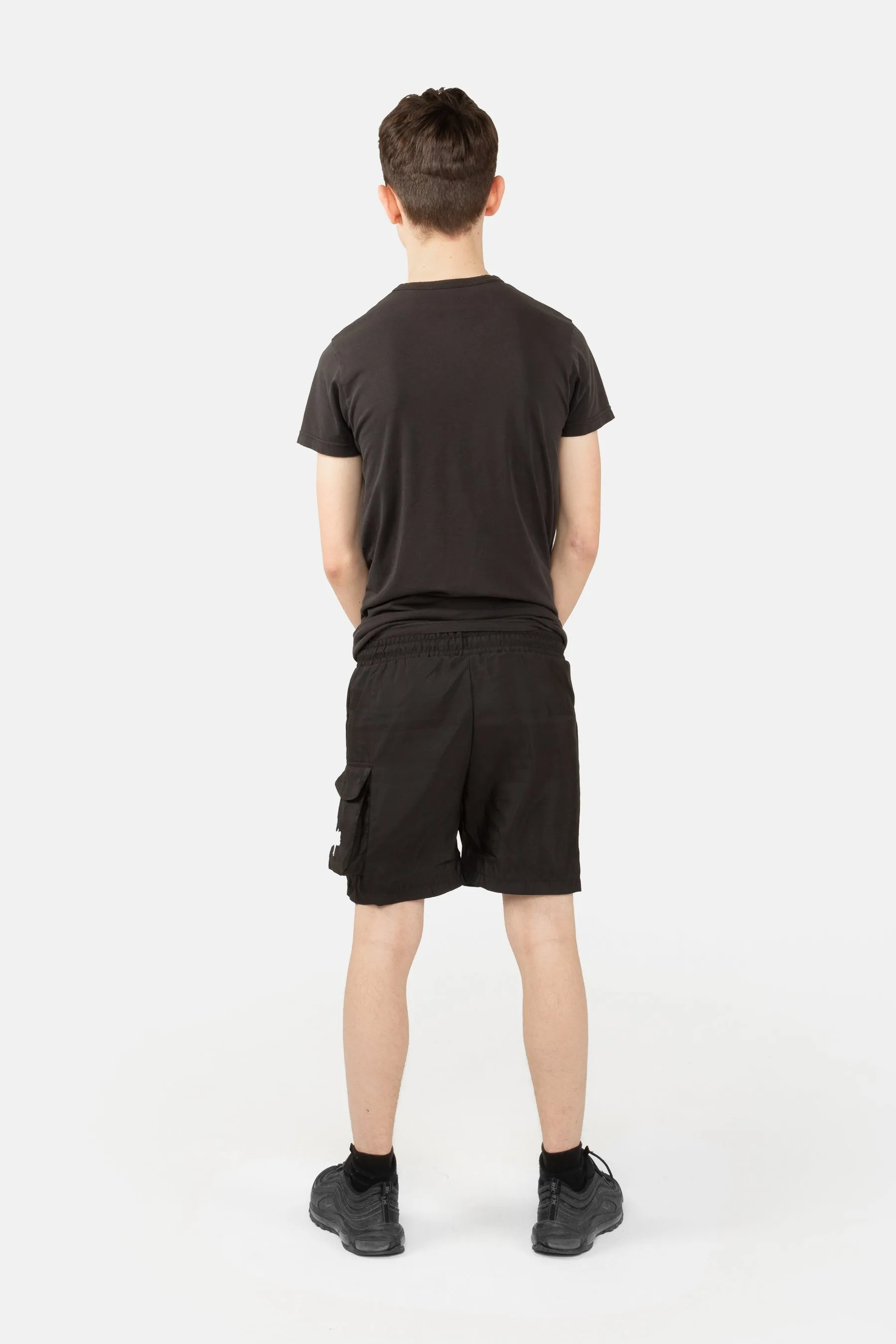 Hype Boys Black Lightweight Pocket Shorts