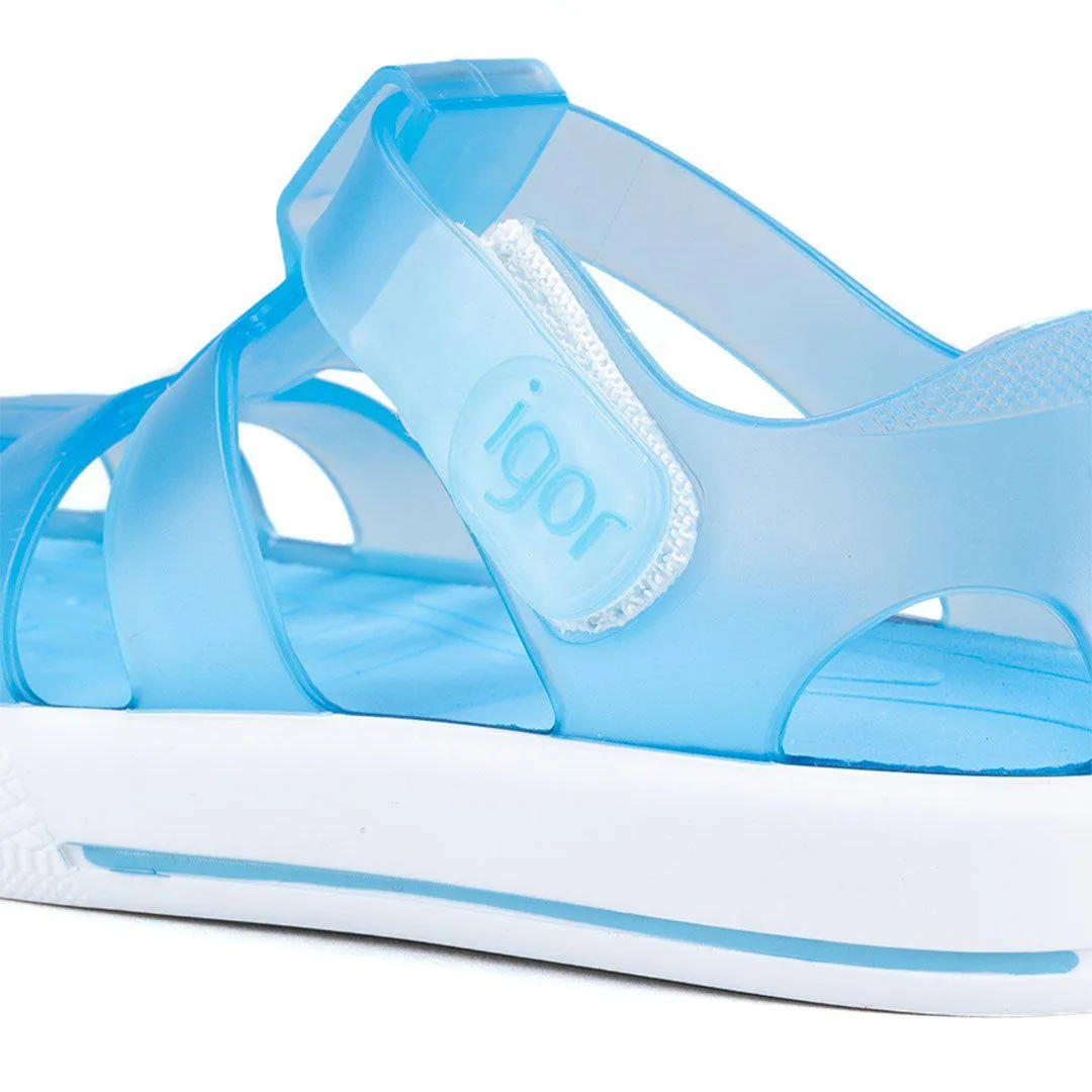 Igor Star Transparent Sandals - Celeste