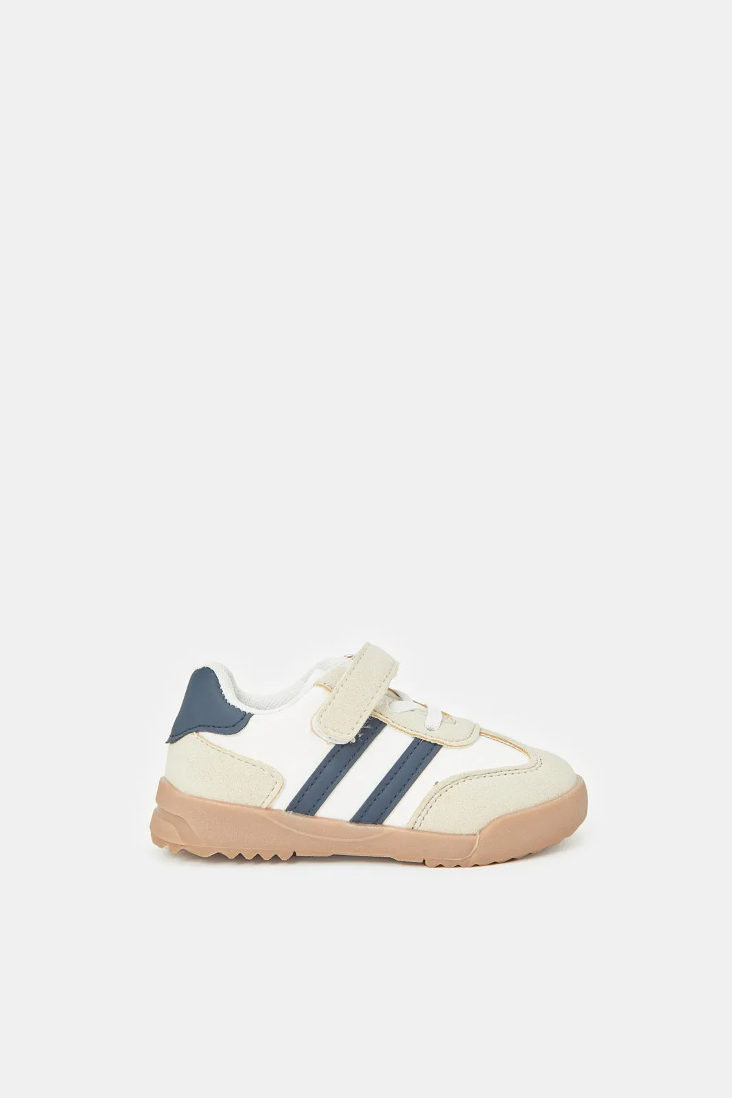 Infant Boys Beige Velcro Sneaker