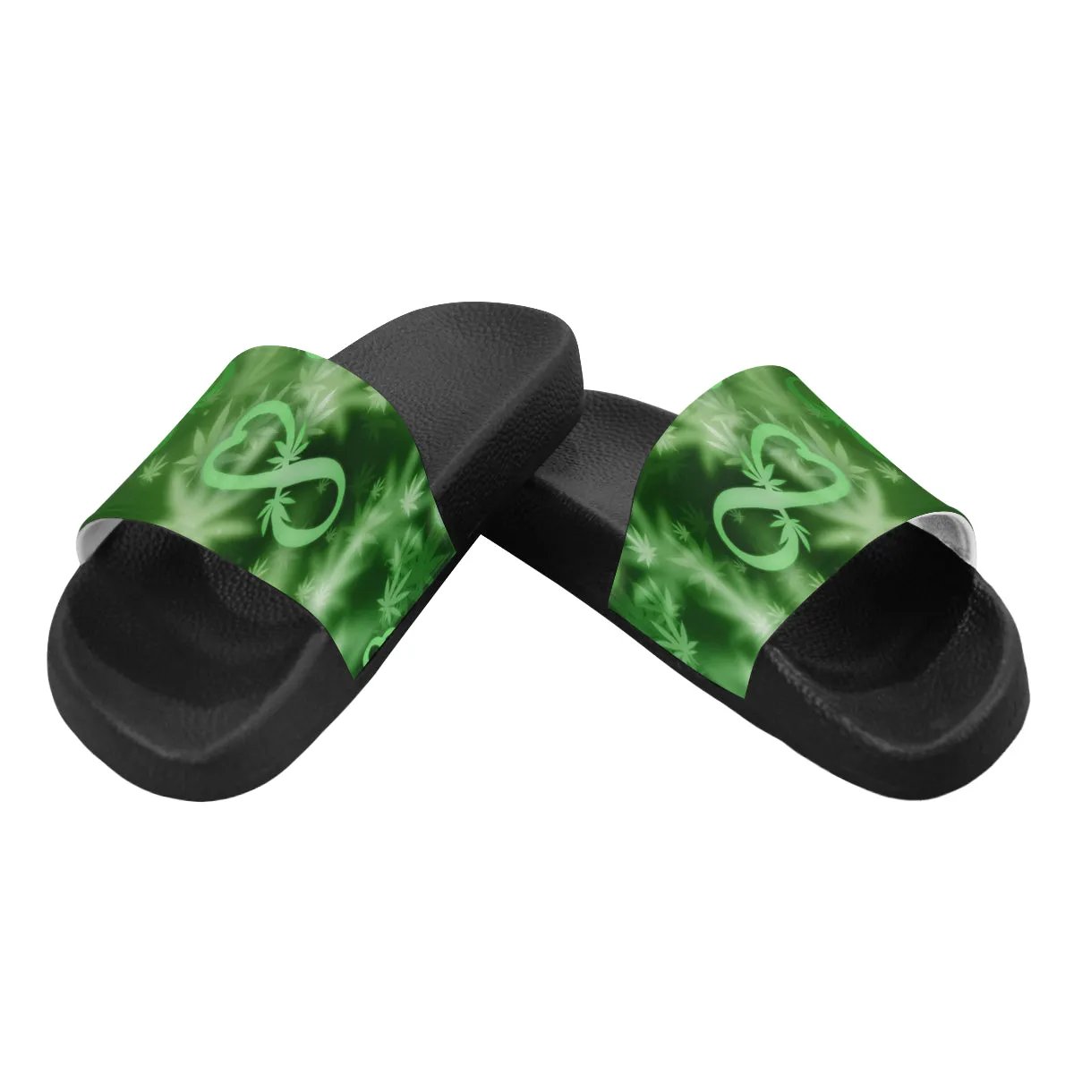 INFINITY GREEN COSMOS Women's Slide Sandals