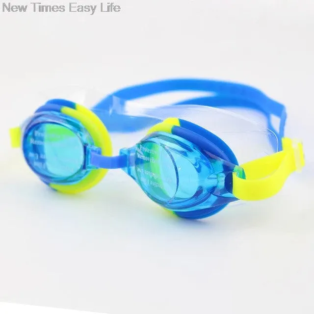 Kids Adjustable Anti Fog Swimming Goggles With Box