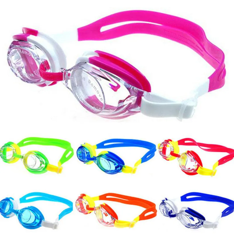 Kids Adjustable Anti Fog Swimming Goggles With Box