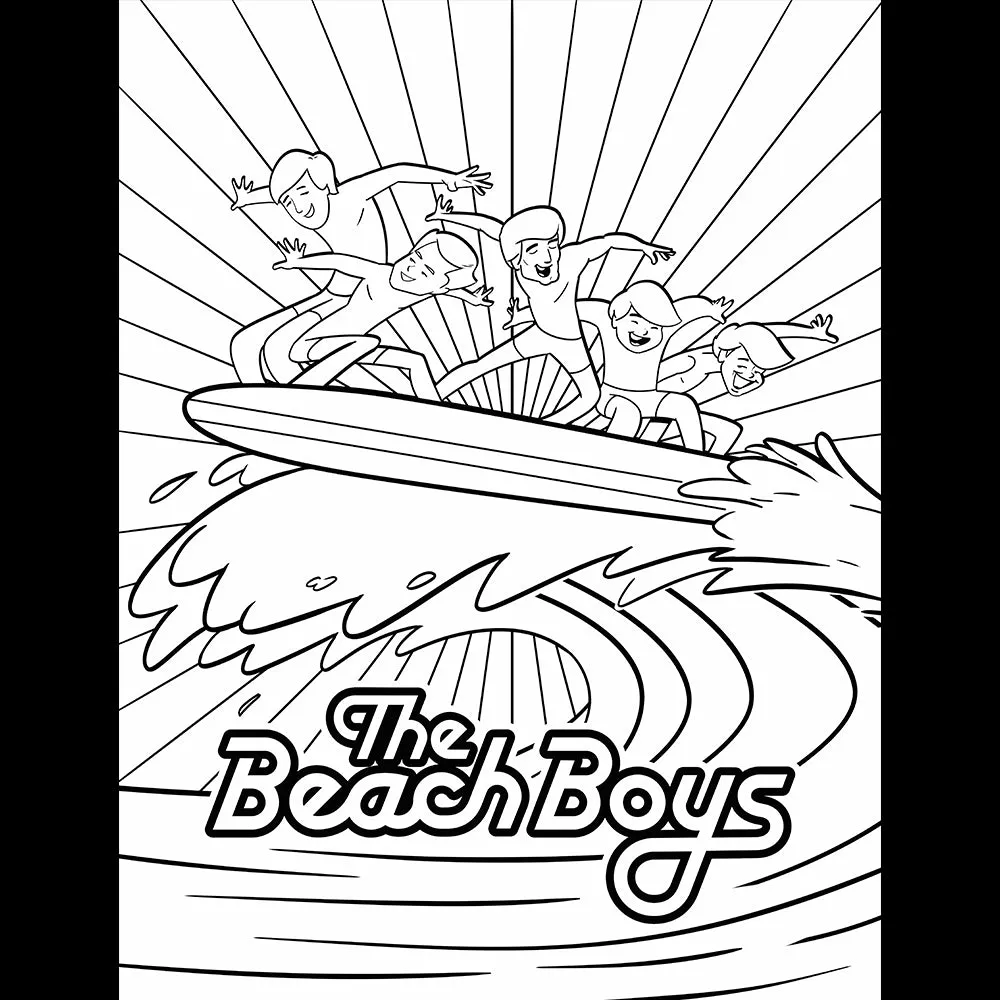 Little Froot Scoup Bundle (Ltd Edition): The Beach Boys Official Coloring Book   Decorative Cereal Box