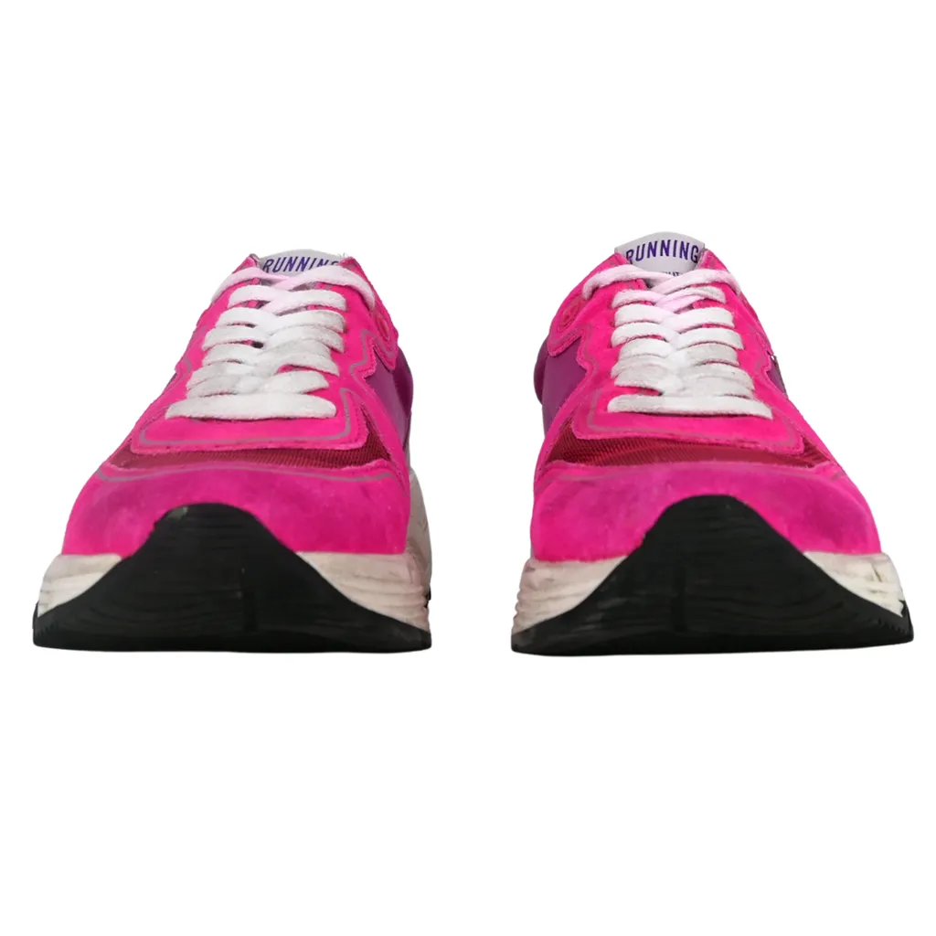 Neon Pink Running Sneakers