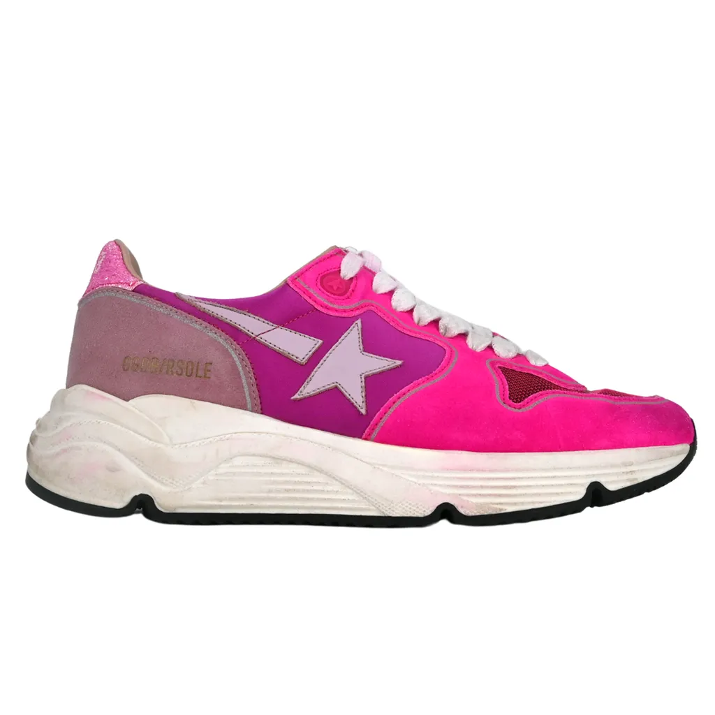 Neon Pink Running Sneakers