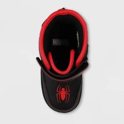 New - Marvel Toddler Boys' Spider-Man Winter Boots - Red/Black 10T