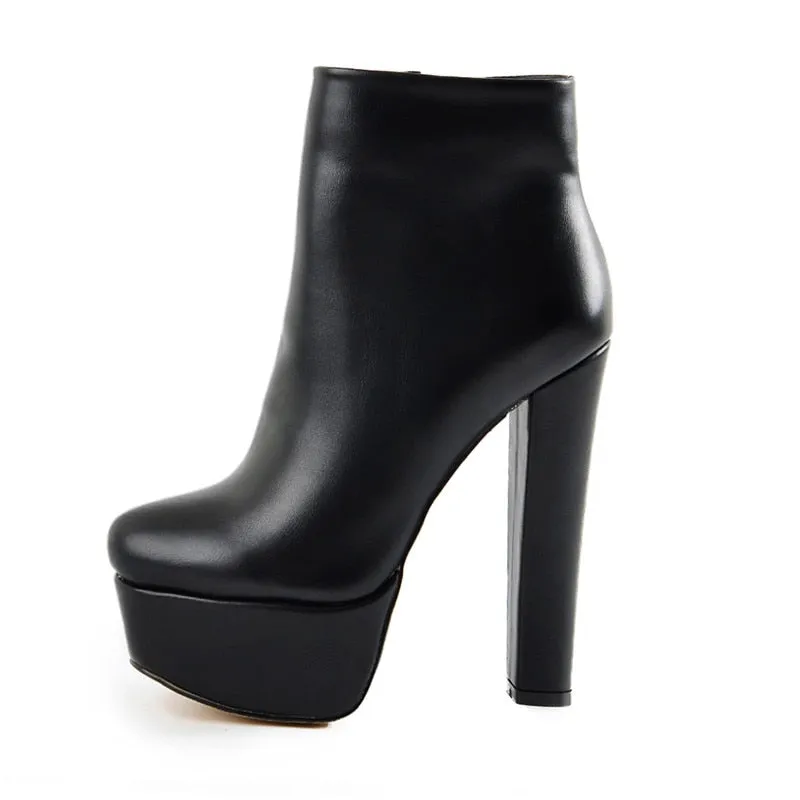 Platform Ankle Boots