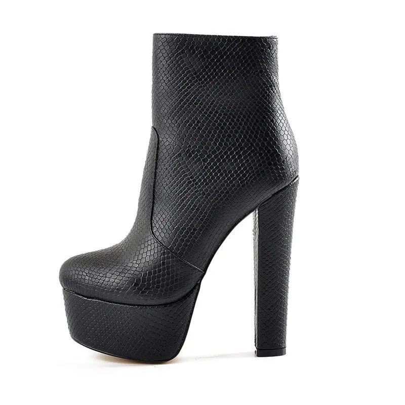 Platform Ankle Boots