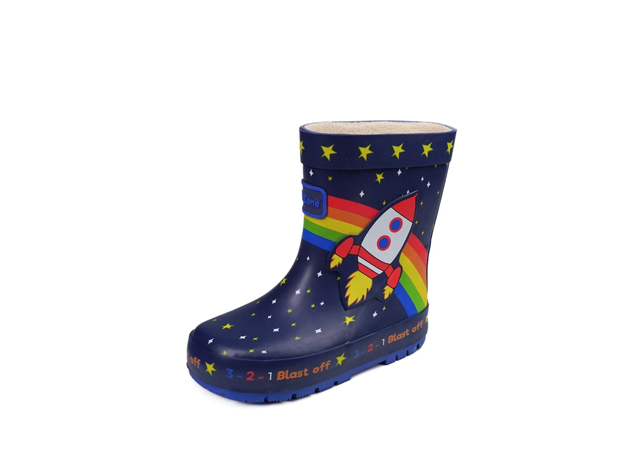 QUINN - Space Themed Rocket Rain Boots