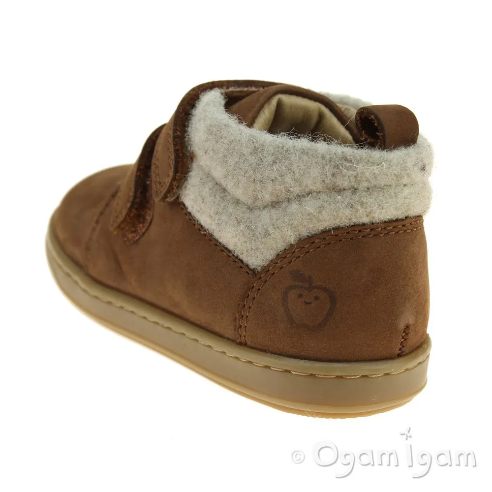 Shoo Pom Bouba Scratch Wool Infant Boys Camel-Ecru Boot