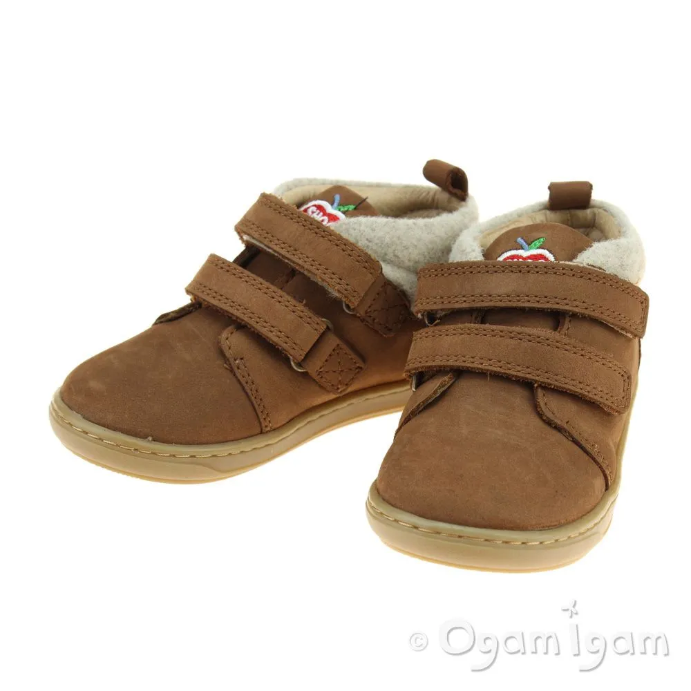 Shoo Pom Bouba Scratch Wool Infant Boys Camel-Ecru Boot