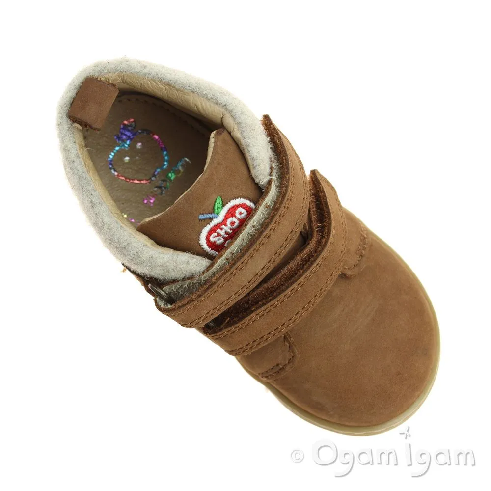 Shoo Pom Bouba Scratch Wool Infant Boys Camel-Ecru Boot