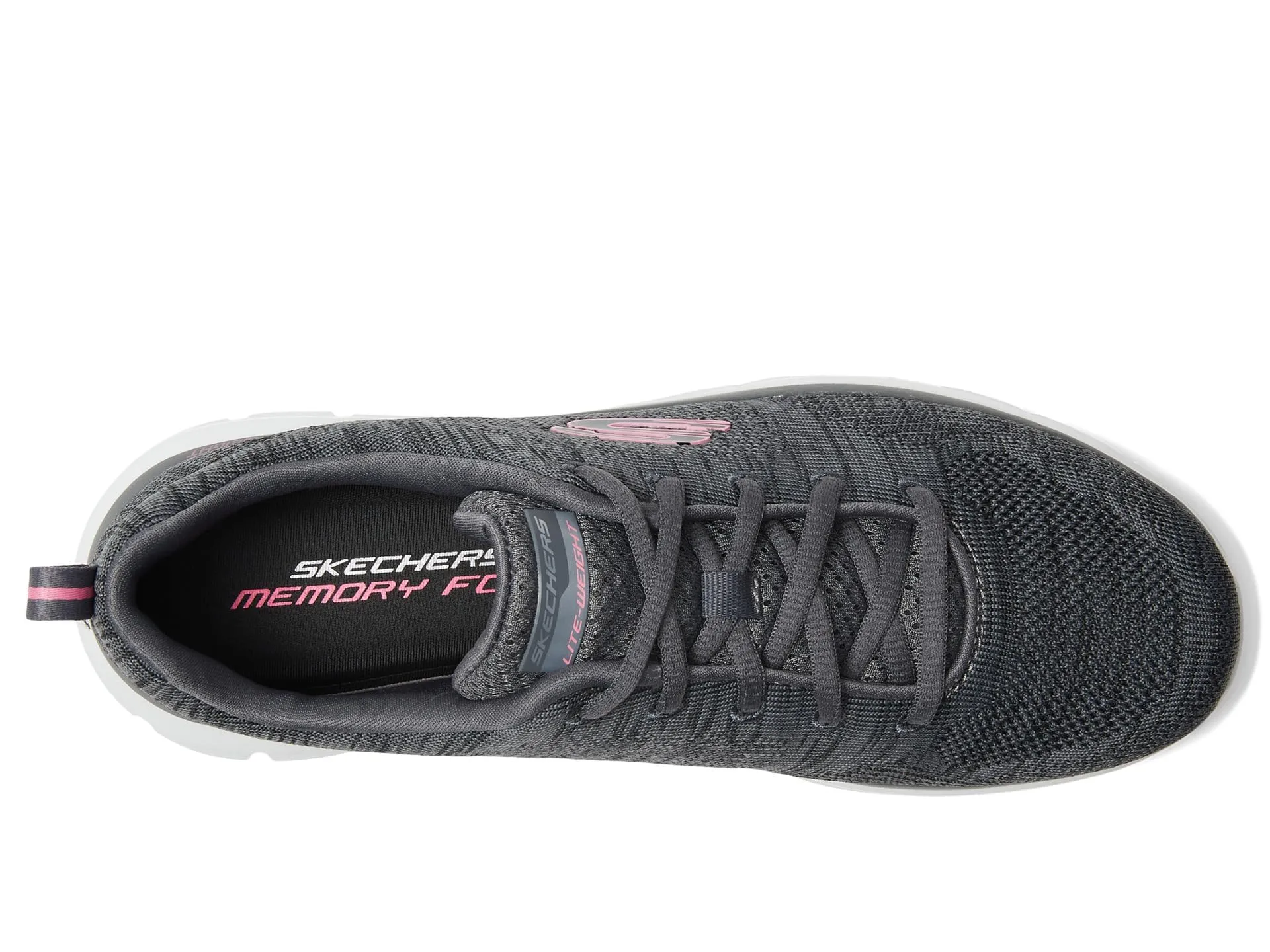 Skechers Track - Daytime Dreamer Charcoal Pink