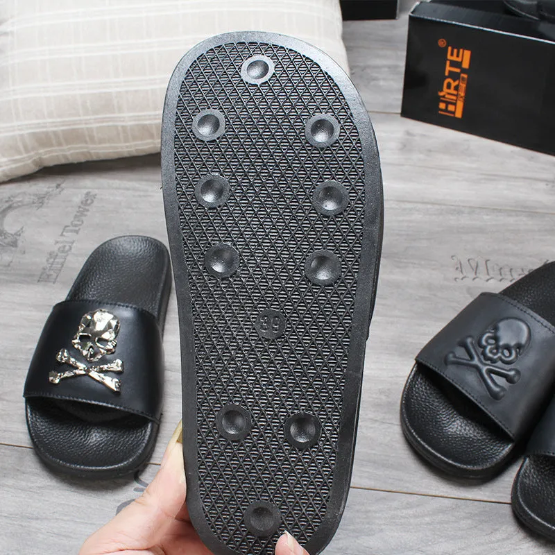 Skull Slide Sandals