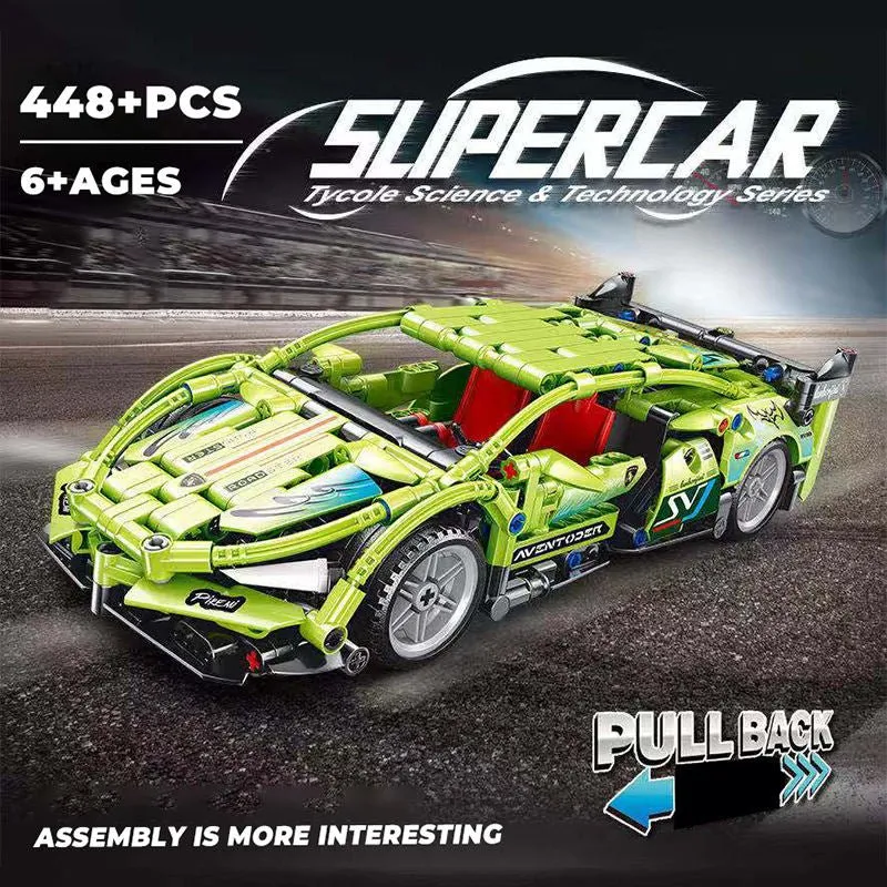 Technological Sports Car Lego Blocks | 448 Pcs