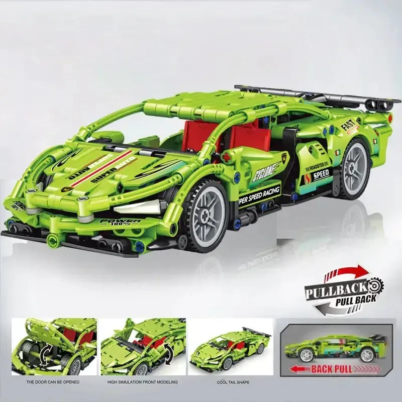 Technological Sports Car Lego Blocks | 448 Pcs