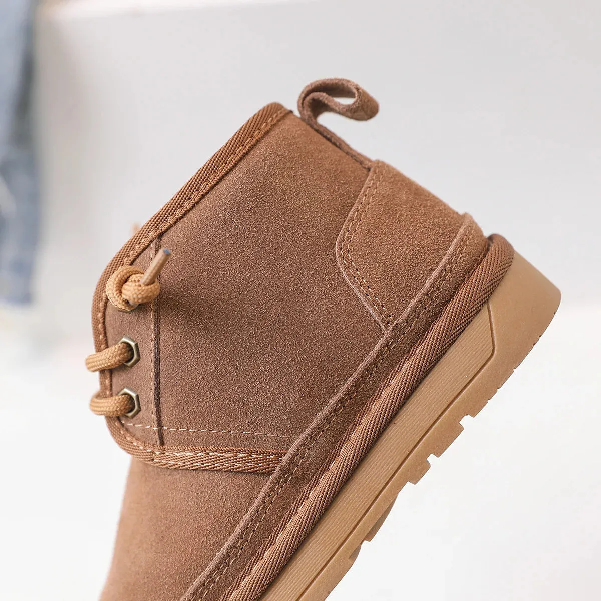 Thick Plush Suede Winter Boots