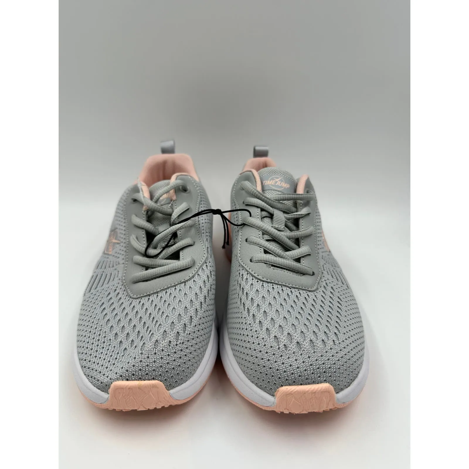 Women's size 9, Gray Mesh with Pink Inside and White Sole